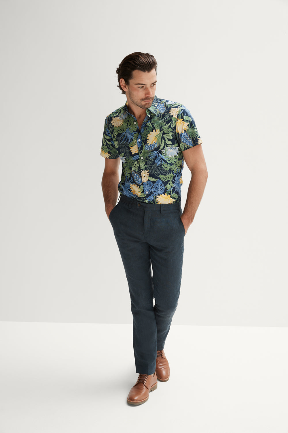 Regular Fit Irish Linen Pant