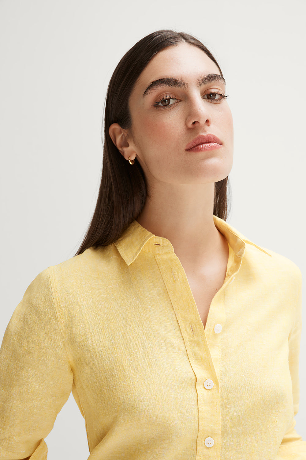 Linen Yarn Dyed Classic Shirt