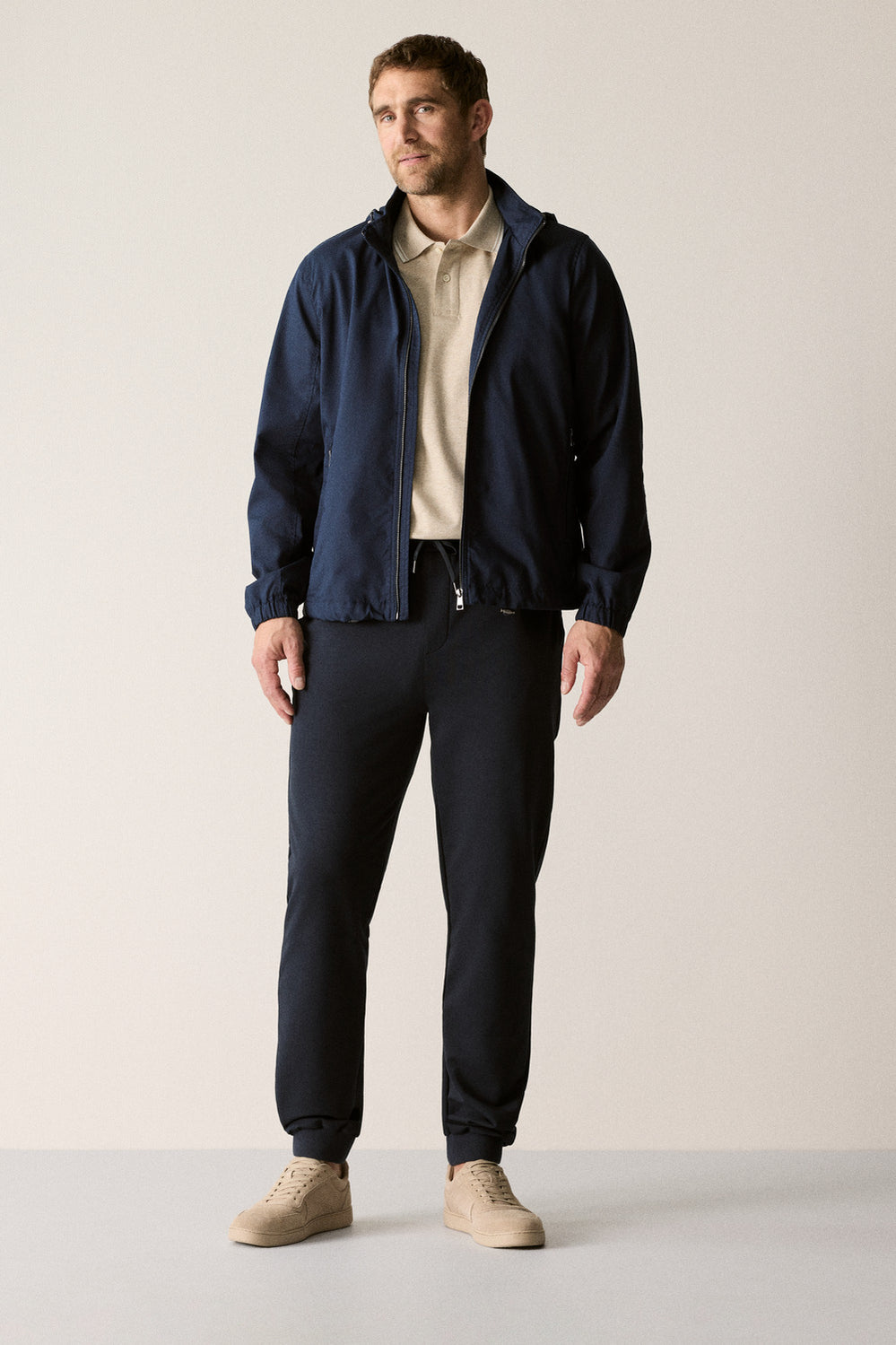 Cotton Blend Travel Jogger
