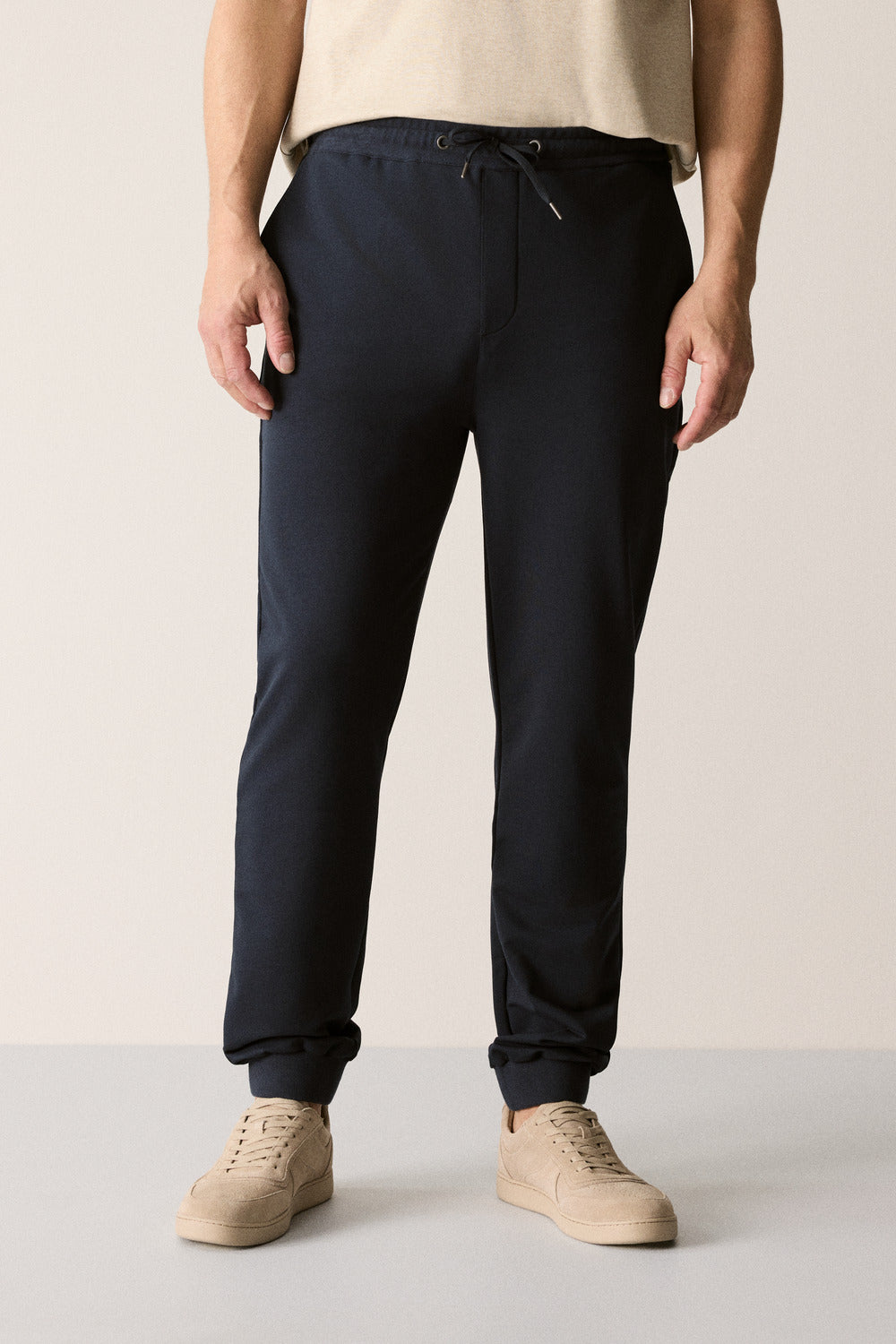 Cotton Blend Travel Jogger
