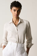 Yarn Dyed Linen Classic Shirt