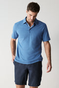 Garment Dyed Cotton Pique Polo