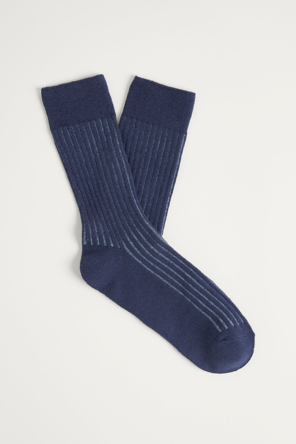 Contrast Rib Sock