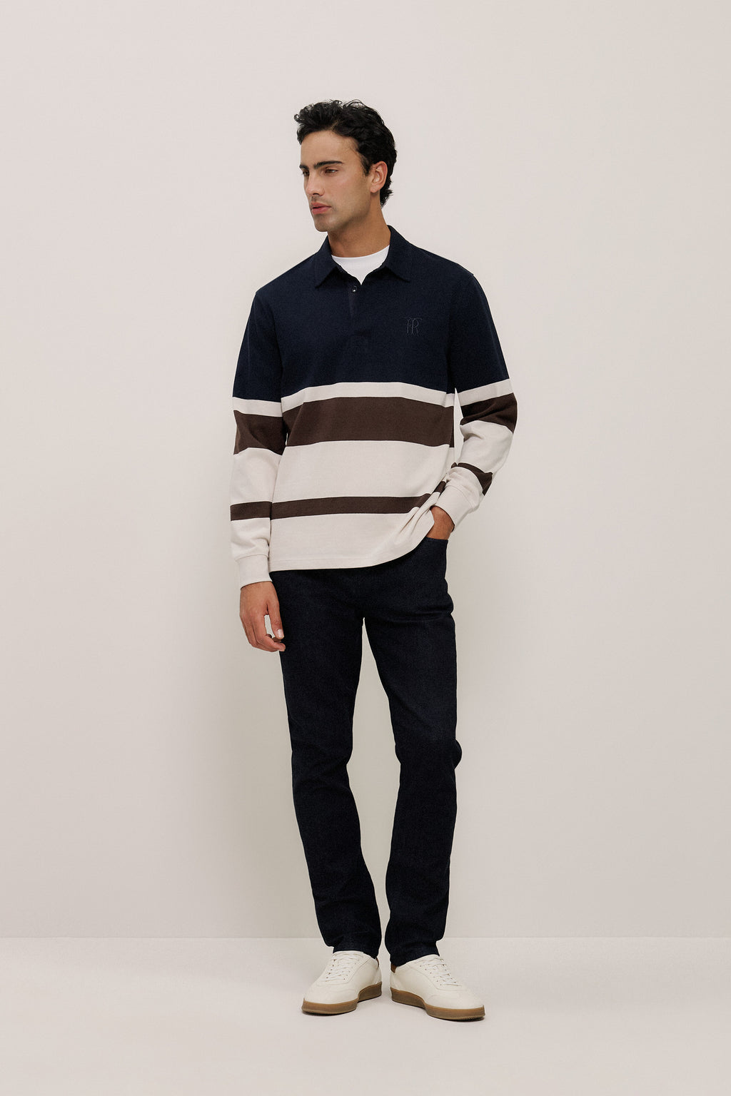 Relaxed Fit Dark Wash Jean