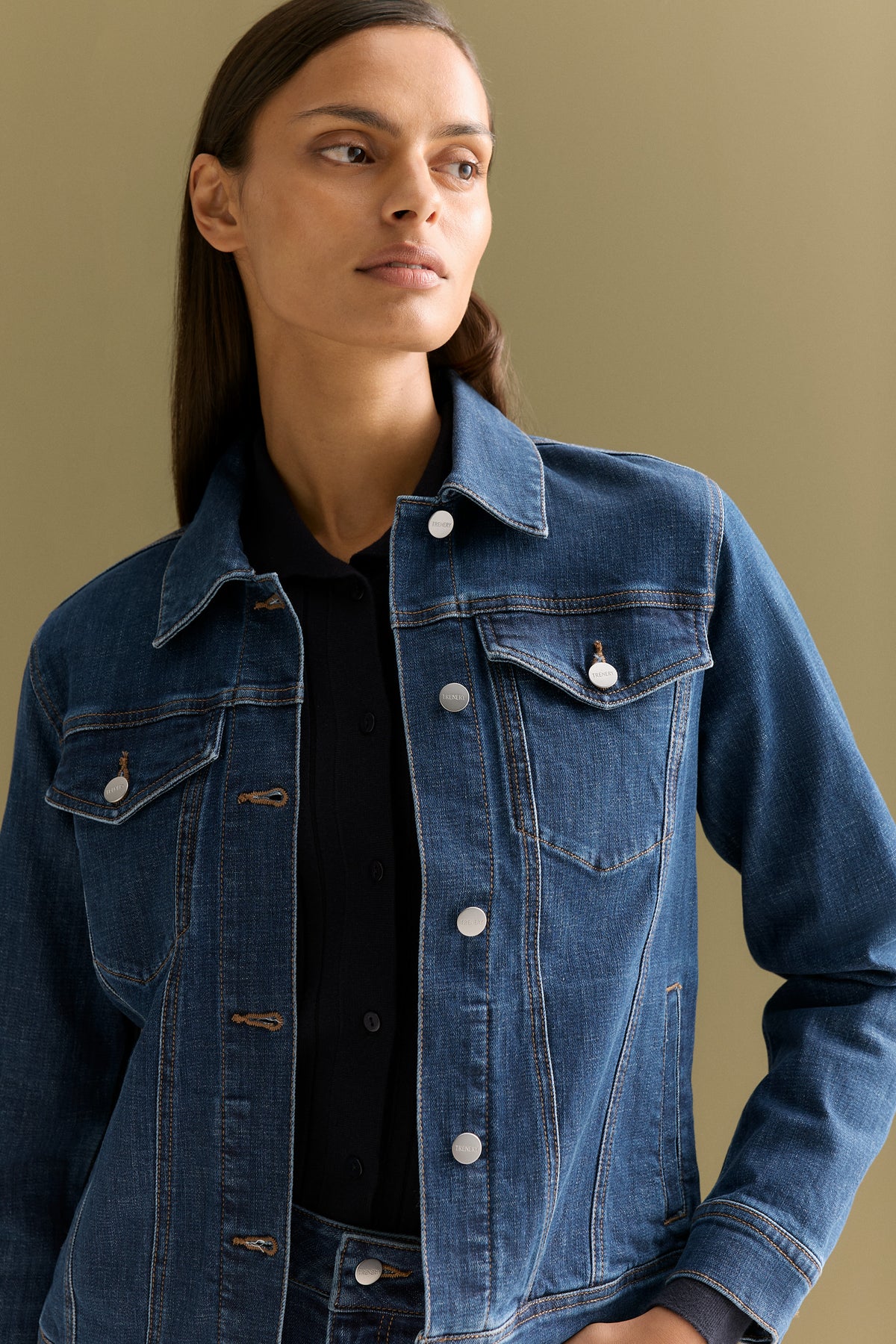 Cotton Blend Classic Denim Jacket