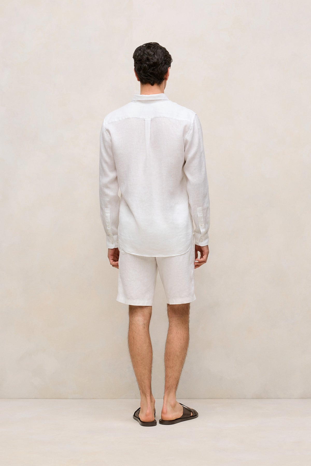 Regular Fit Linen Long Sleeve Shirt