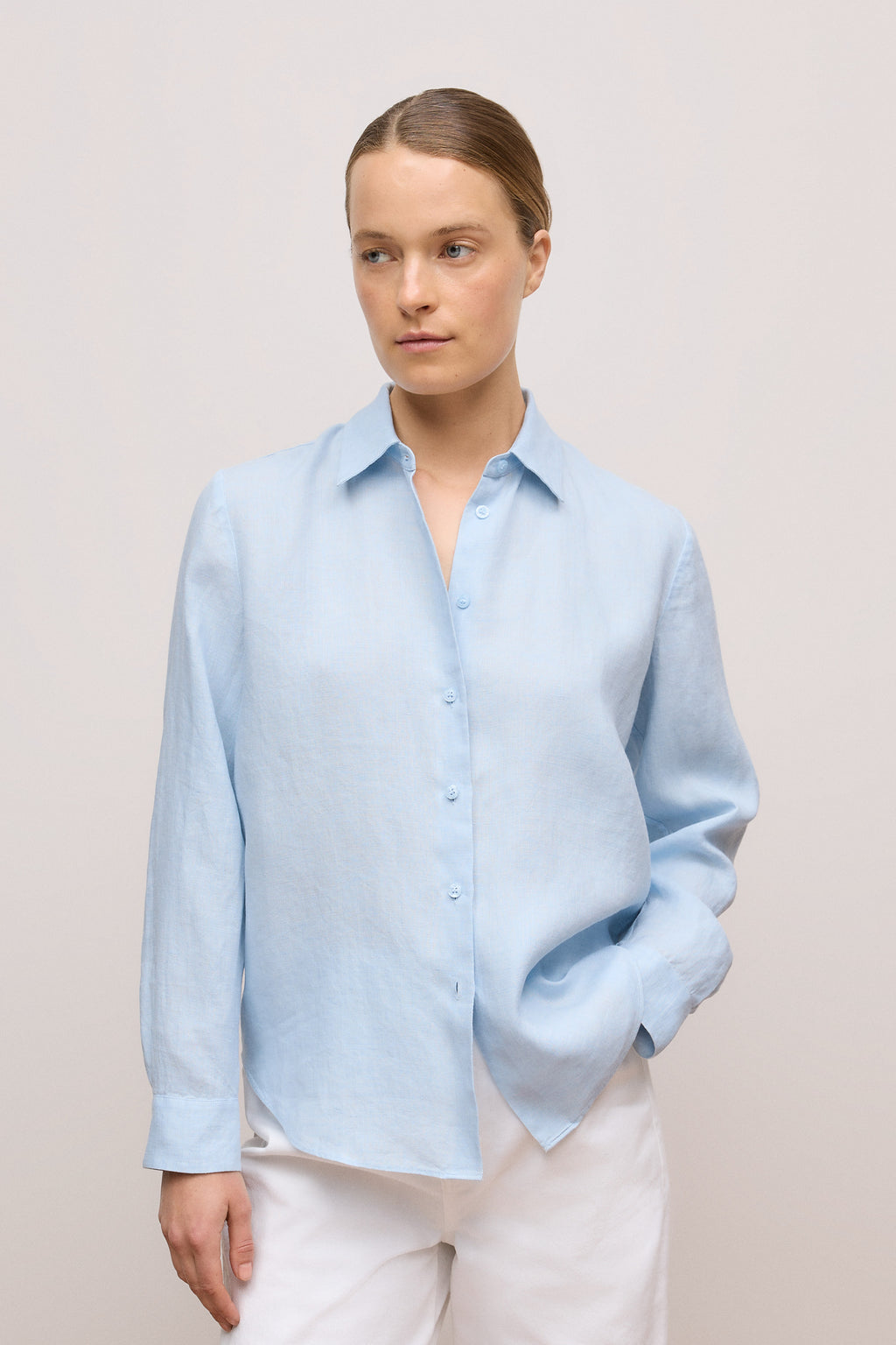 Delave Linen Long Sleeve Shirt