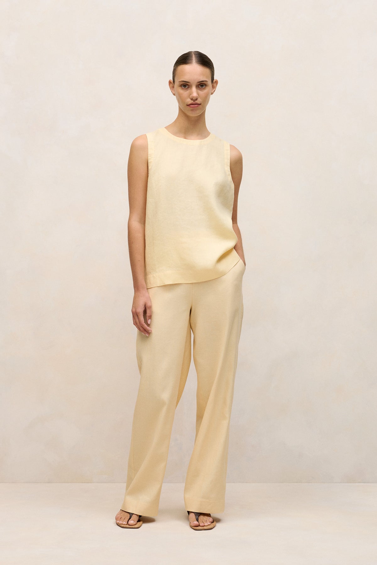 Delave Linen Shell Tank