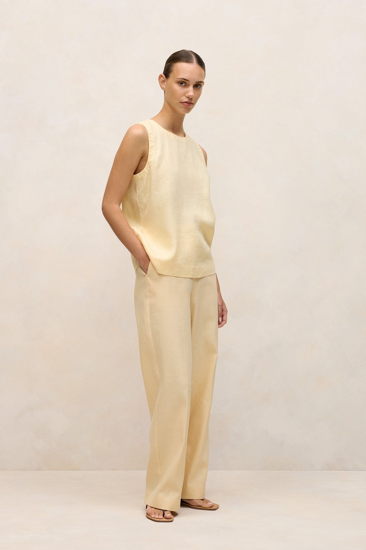 Delave Linen Shell Tank