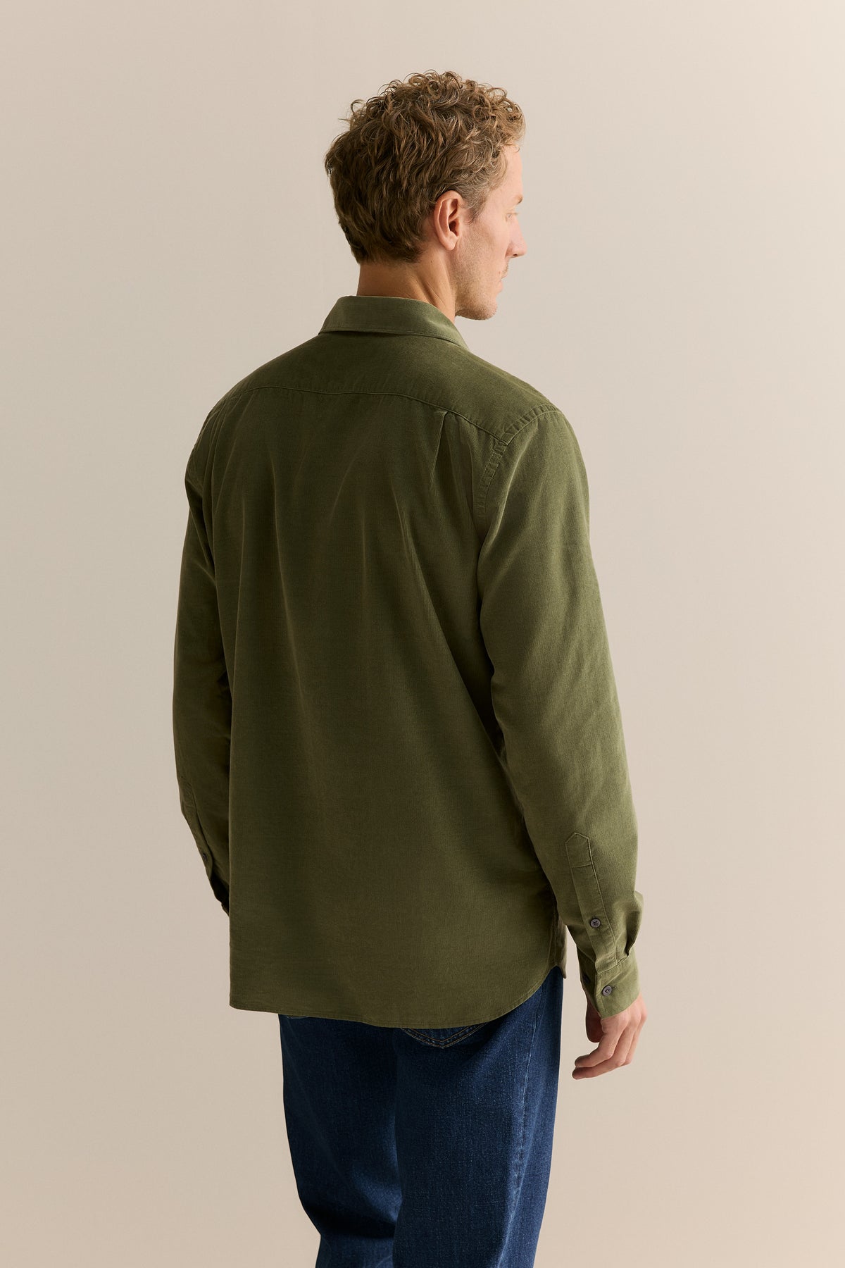 Regular Fit Featherwale Cord Shirt