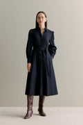 Denim Twill Shirt Dress