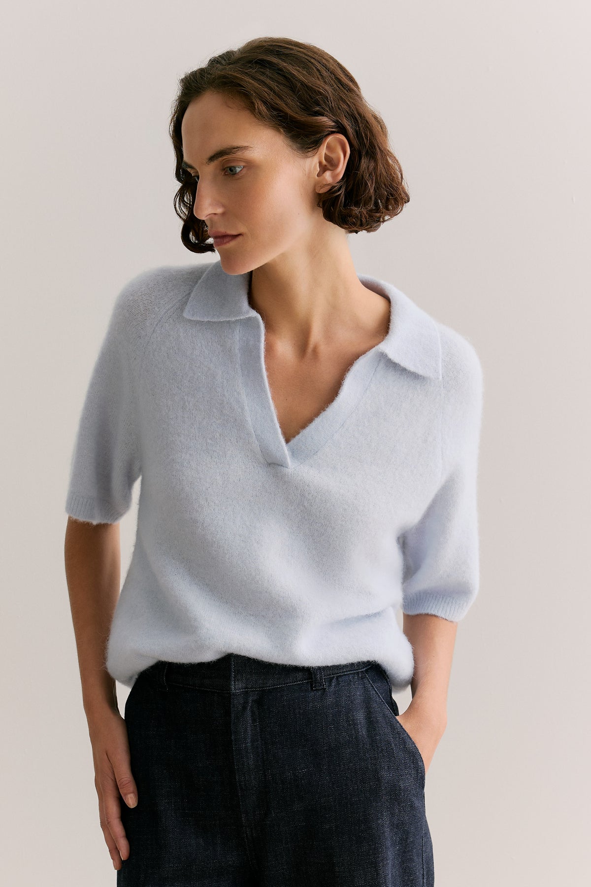 Alpaca Merino Blend Polo