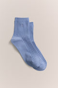Monogram Rib Crew Sock