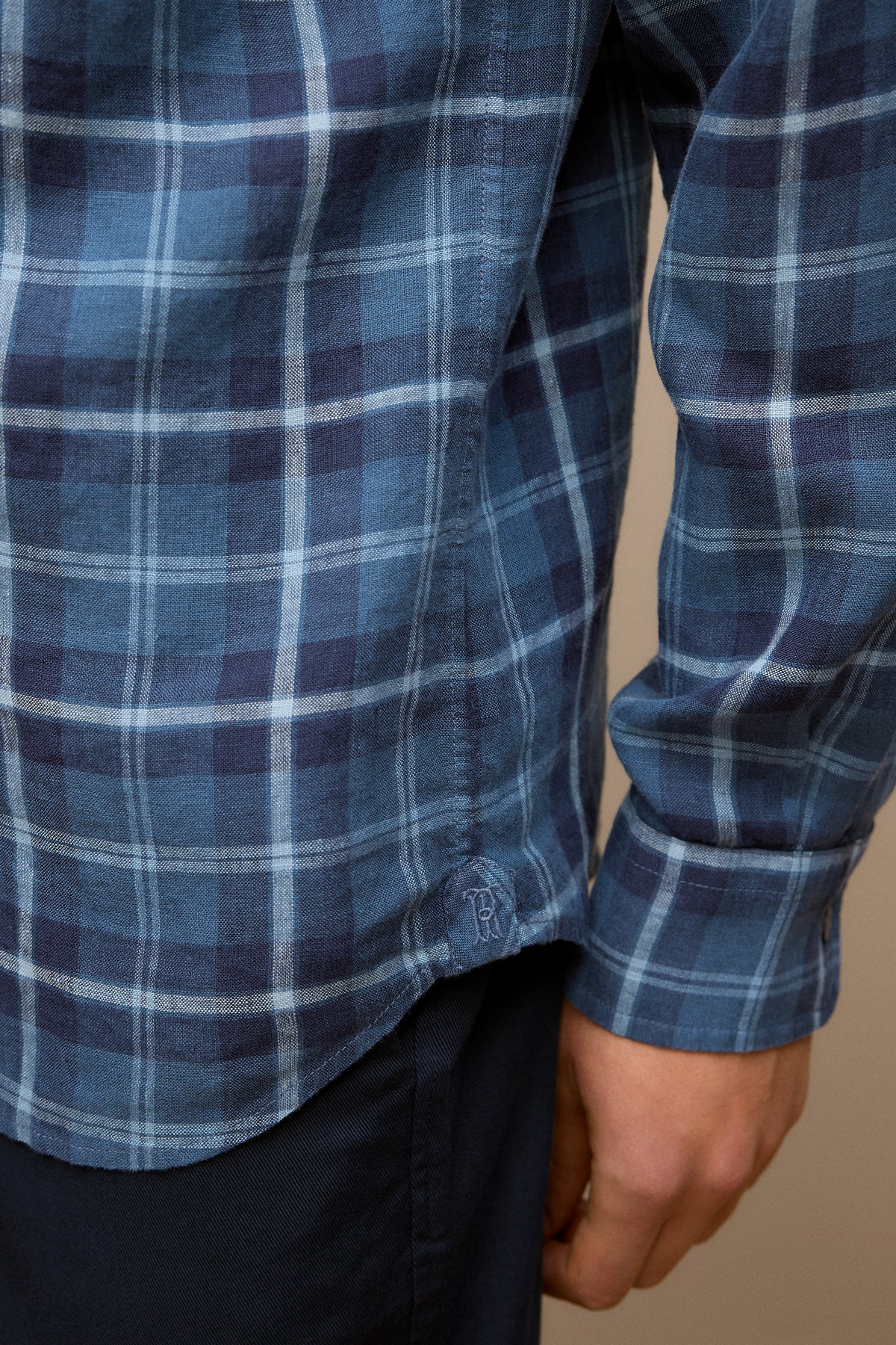 Regular Fit Linen Classic Check Shirt