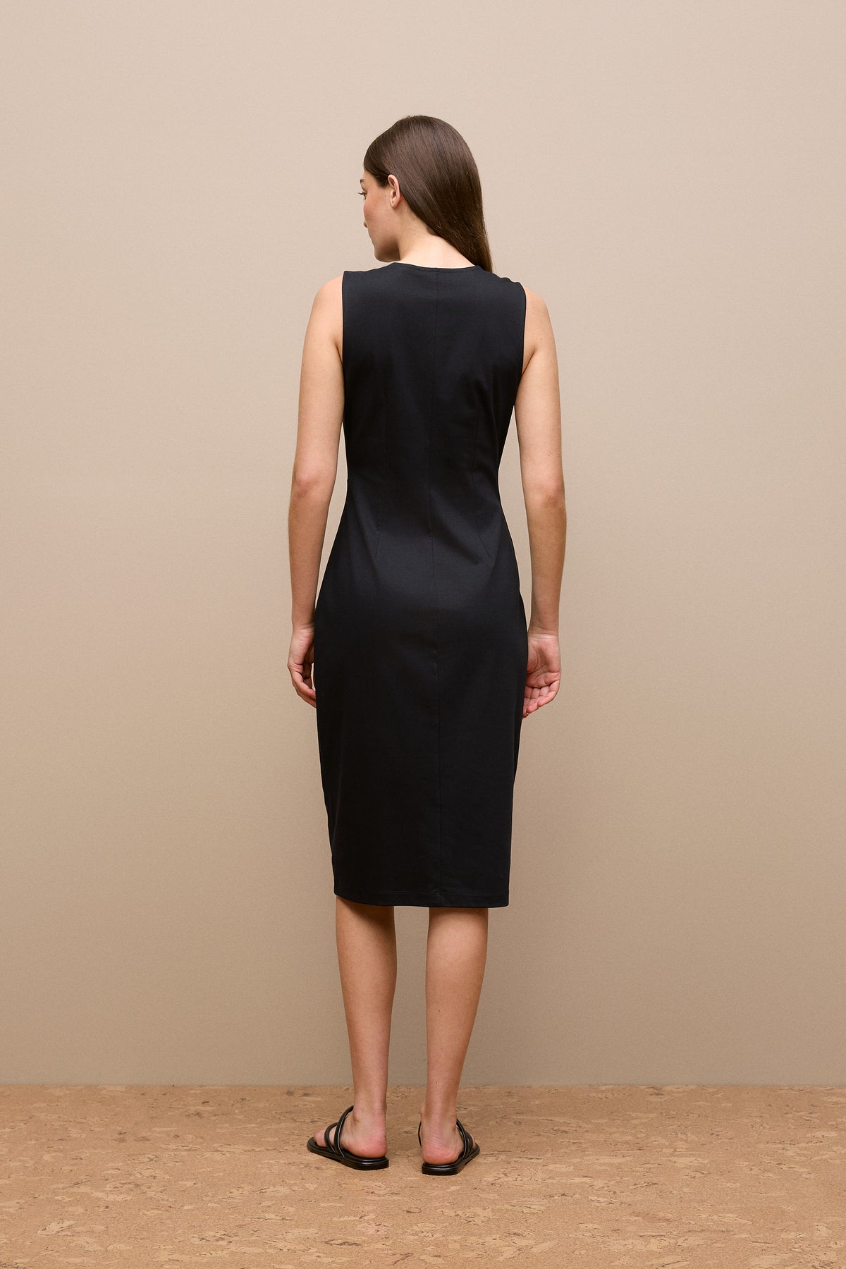 Cotton Twist Front Dress