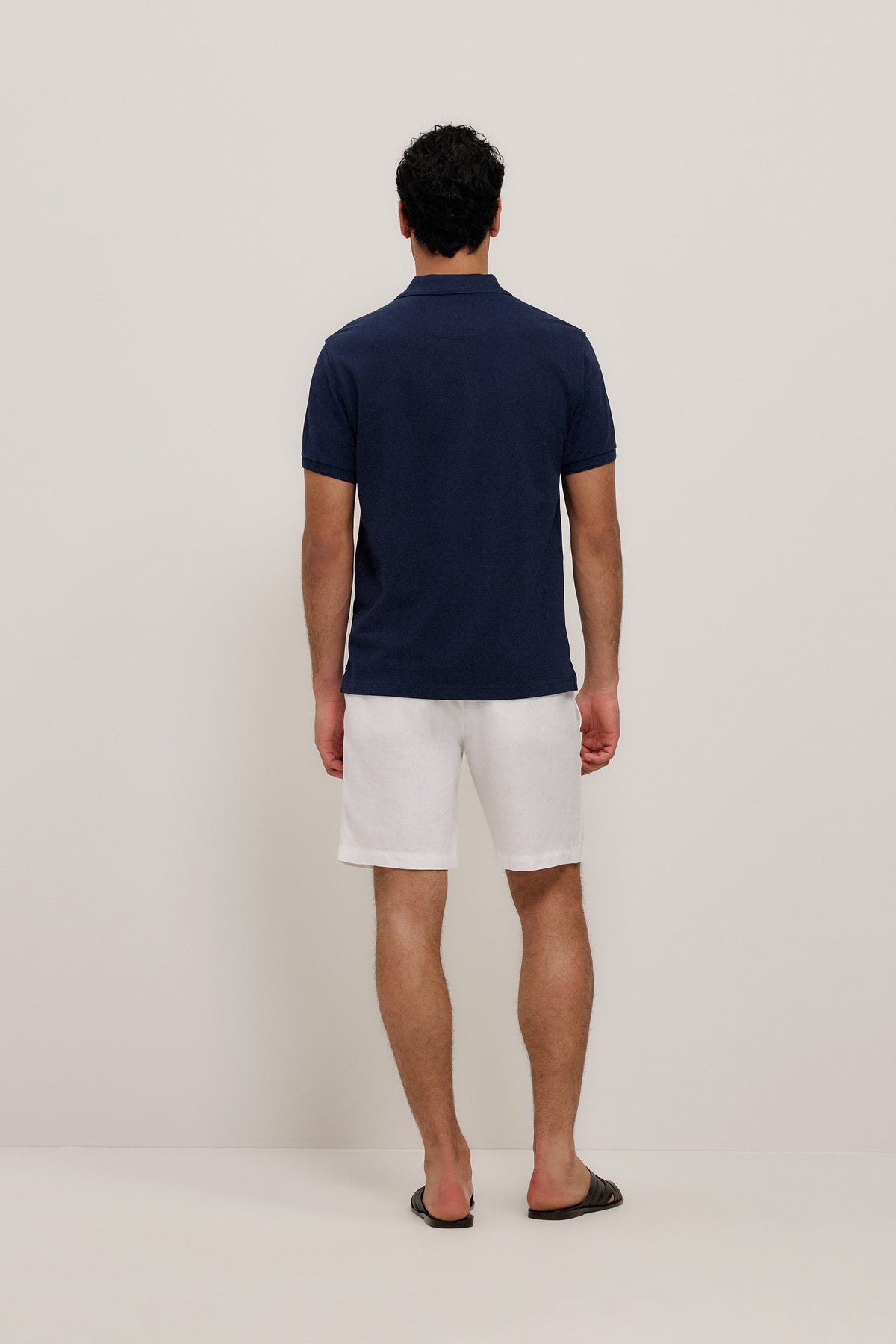 Pique Monogram Short Sleeve Polo