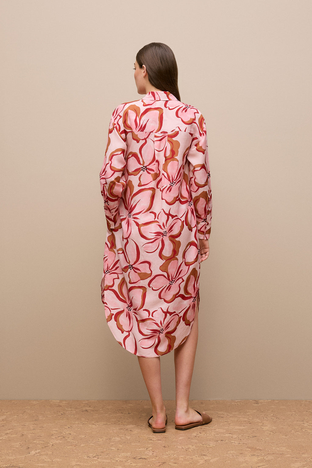 Peony Relaxed Shirt Dress