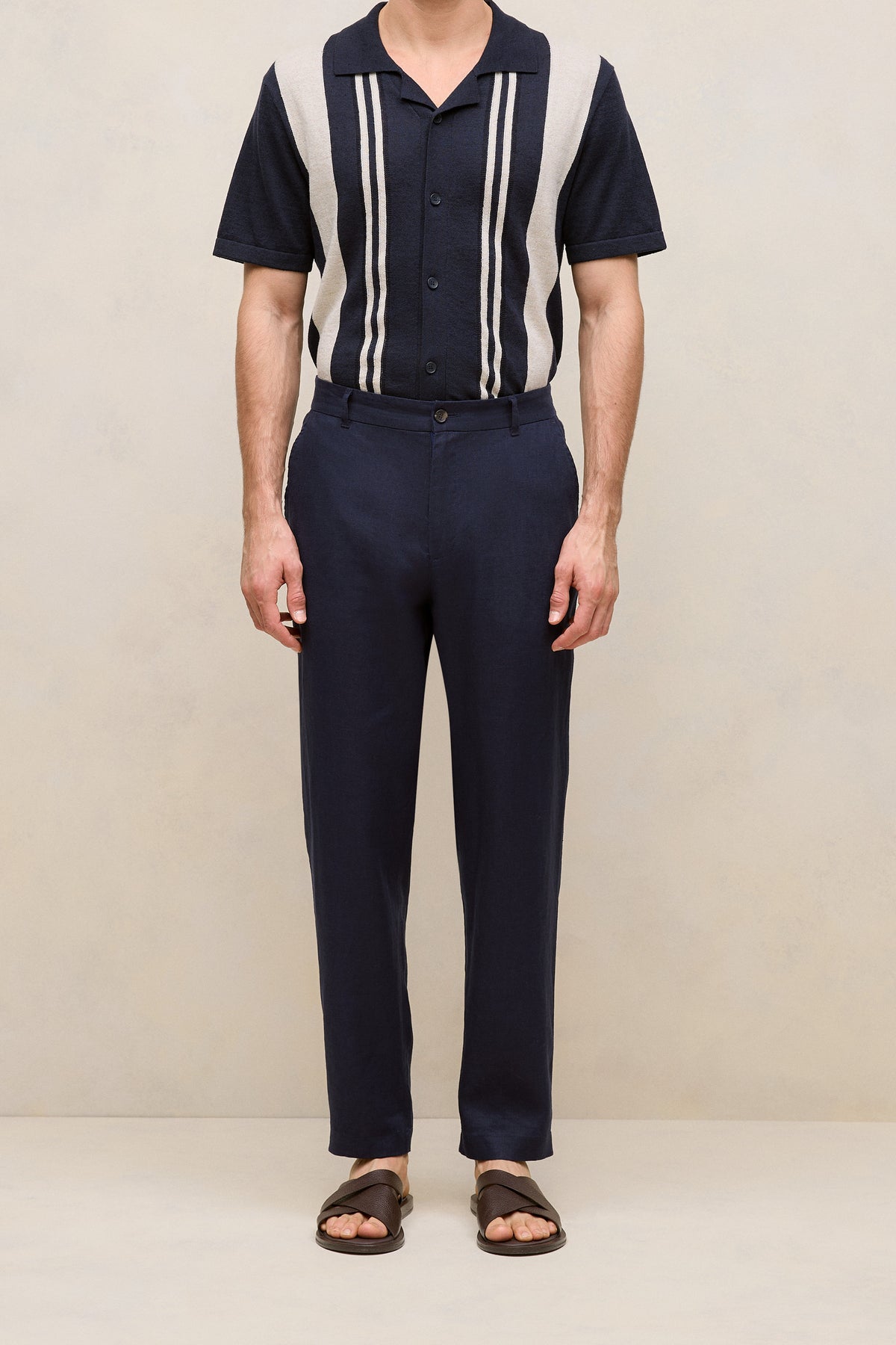 Linen Tailored Relaxed Pant