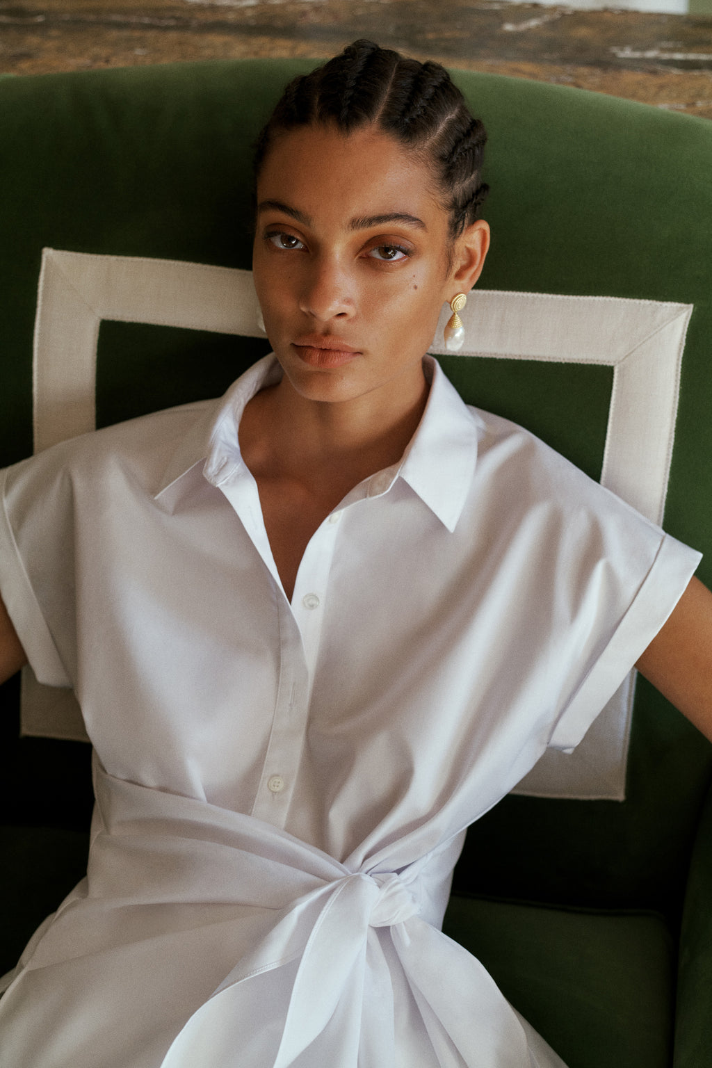 Eyre Pearl Drop Earrings