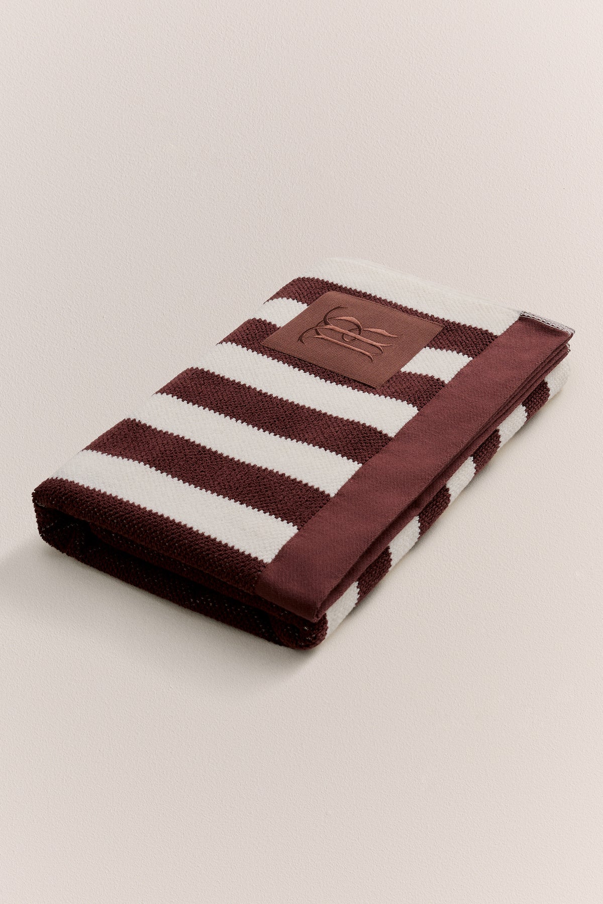 Cotton Jacquard Stripe Tr Towel