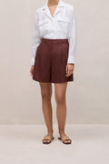 Delave Linen Tailored Short