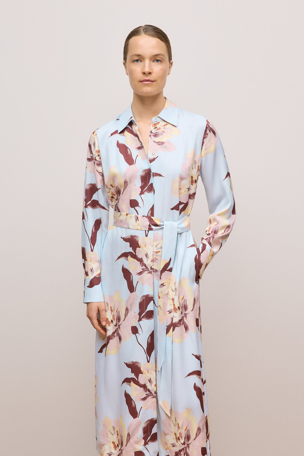 Camellia Shirt Dress