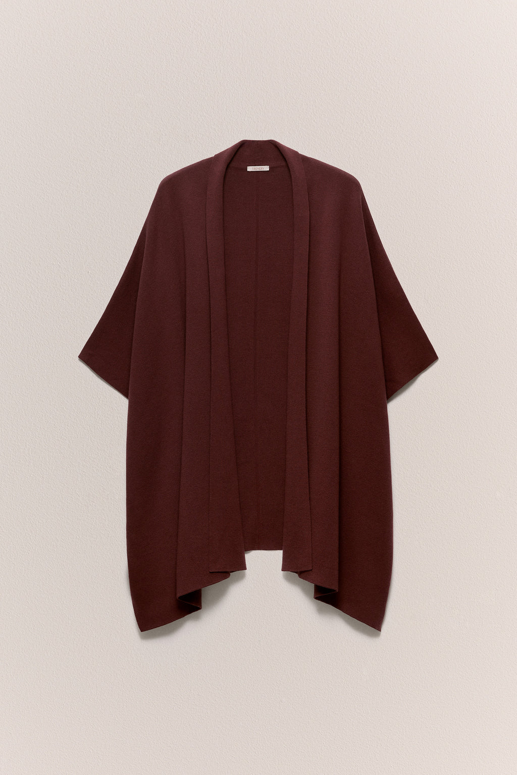 Cotton Cashmere Blend Poncho