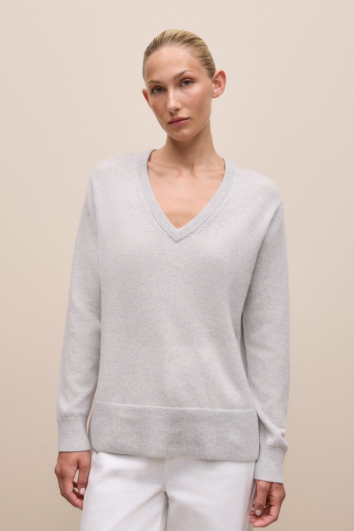 Cashmere Relaxed V-Neck