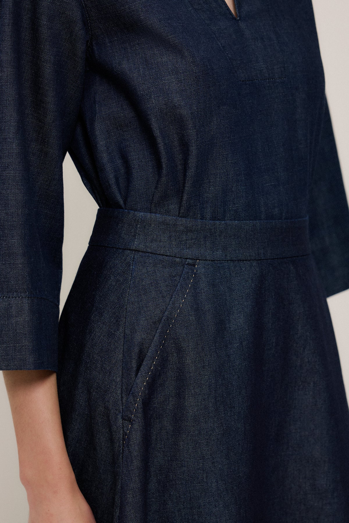 Denim A-Line Skirt