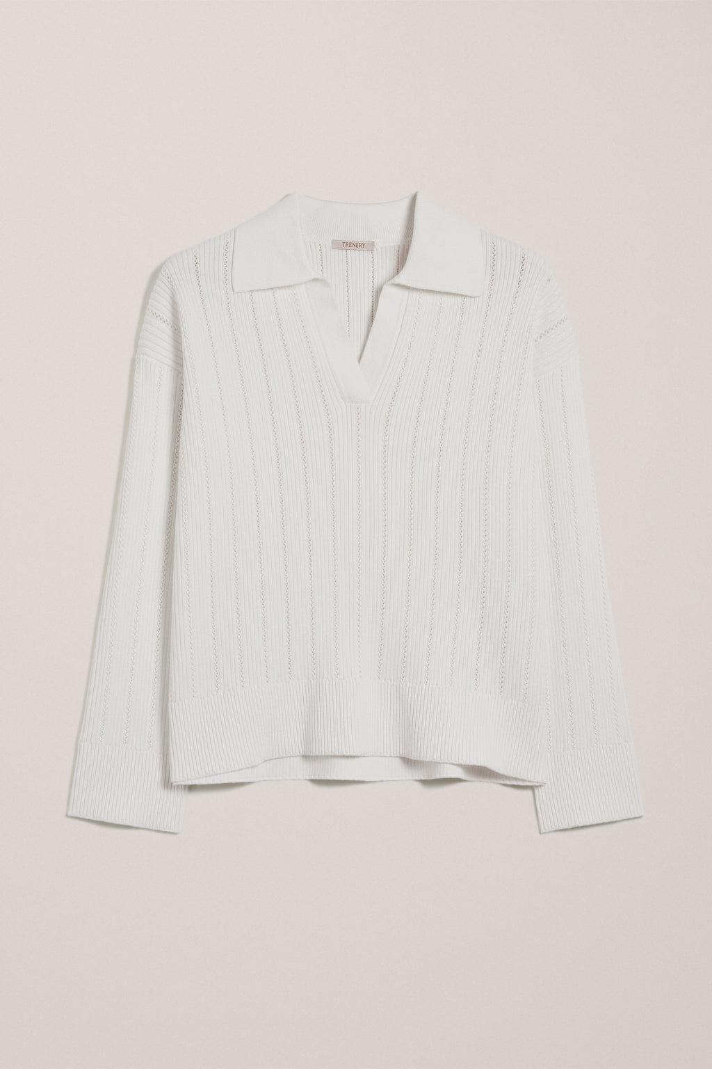 Cotton Cashmere Fine Cable Polo