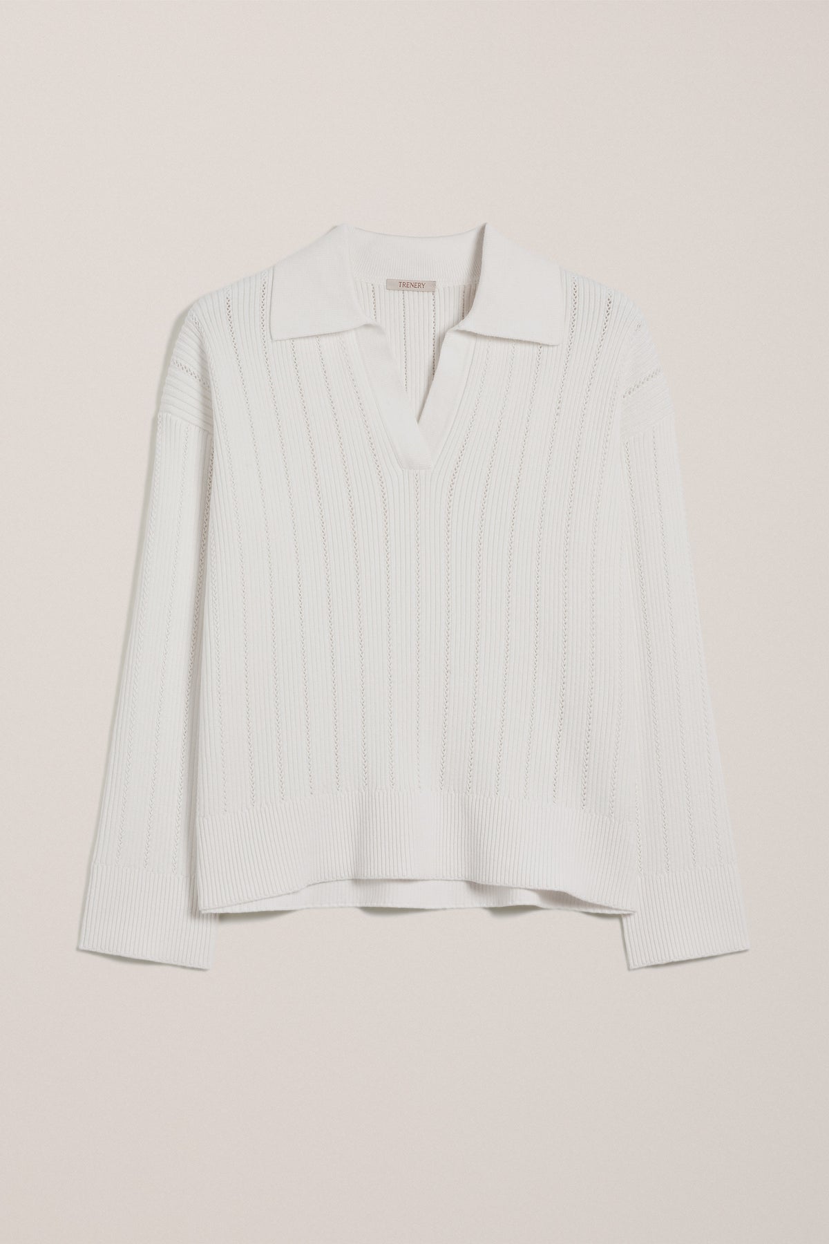 Cotton Cashmere Fine Cable Polo