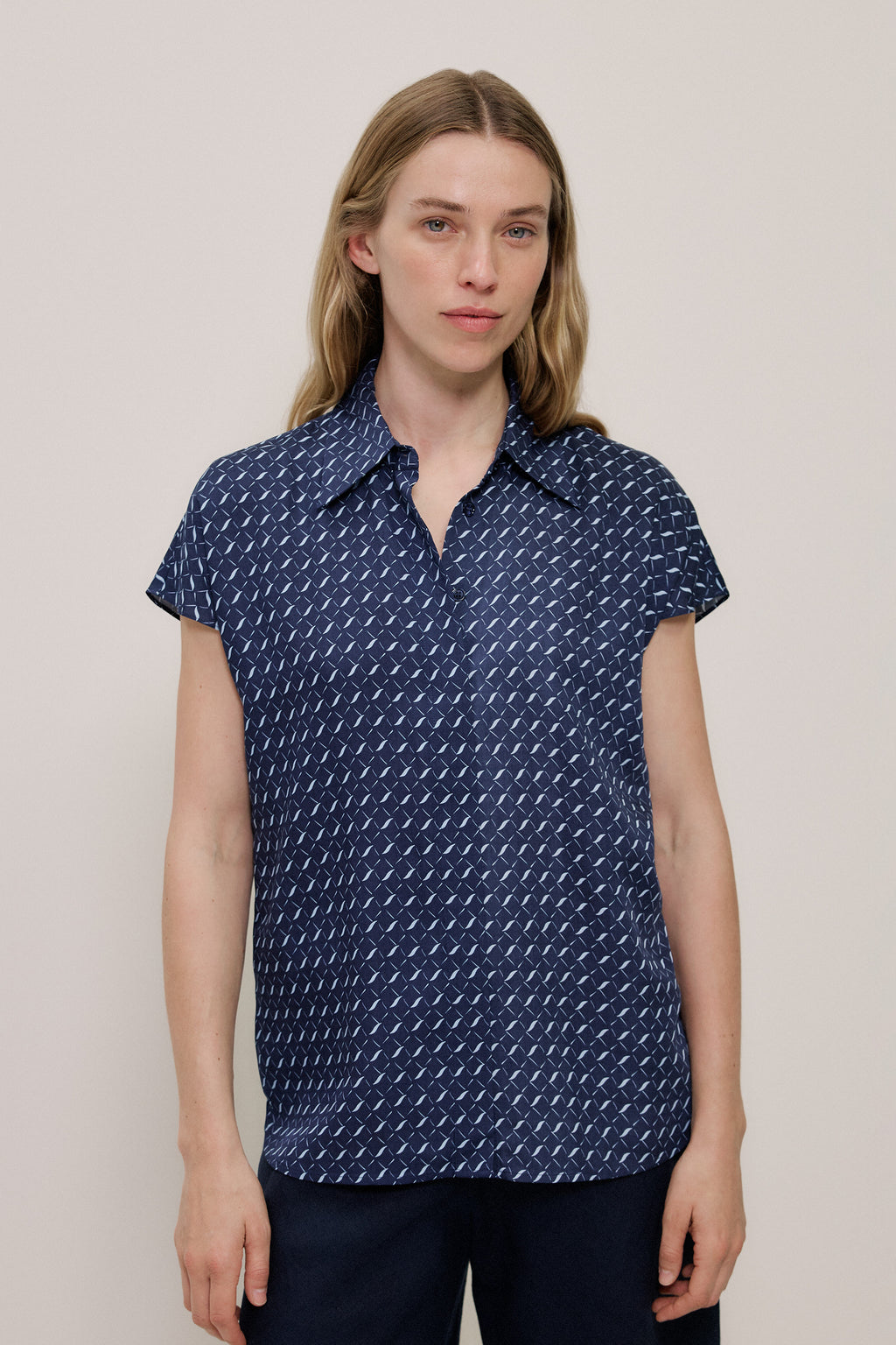 Cavelle Relaxed Cap Sleeve Shirt