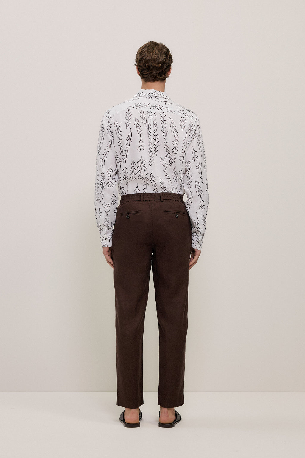 Linen Relaxed Tailored Pant