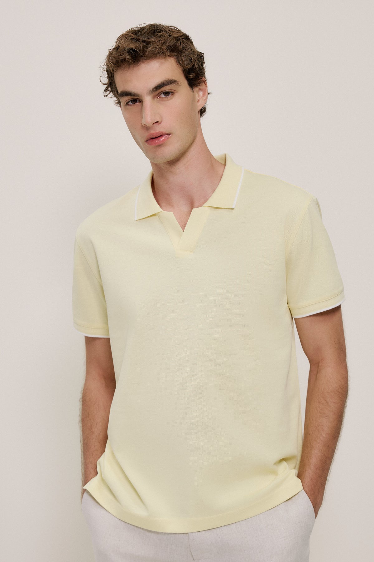 Mercerised Cotton Pique Polo
