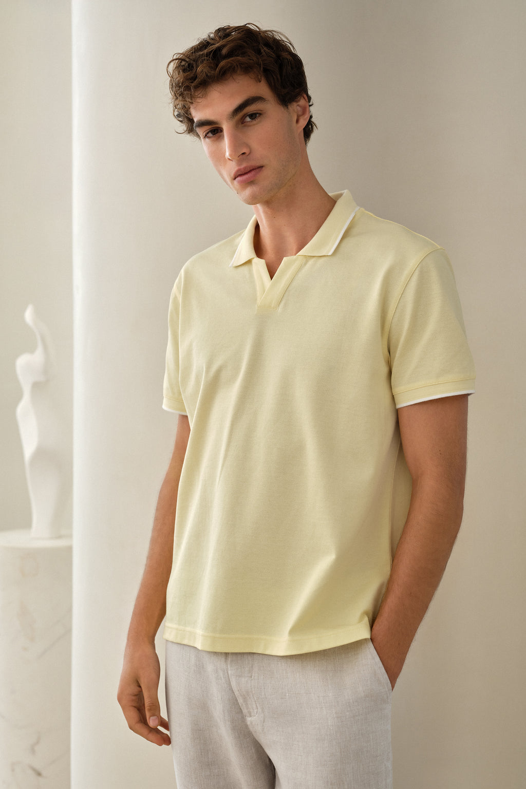 Mercerised Cotton Pique Polo