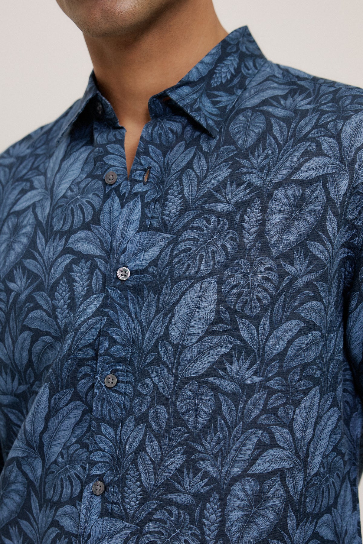 Grove Linen Cotton Long Sleeve Shirt
