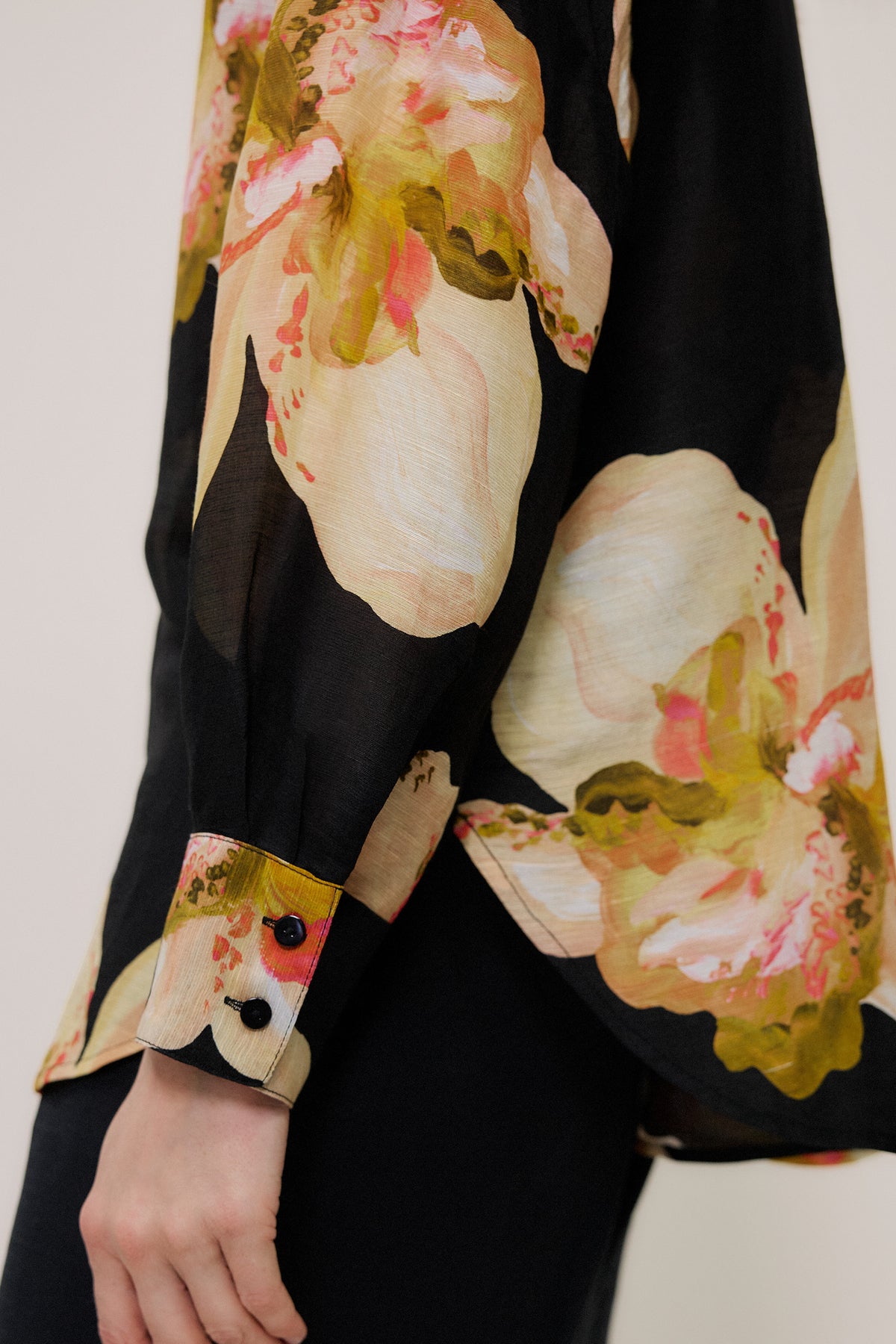 Caelia Linen Silk Relaxed Shirt
