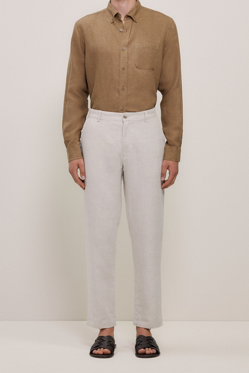 Linen Relaxed Tailored Pant