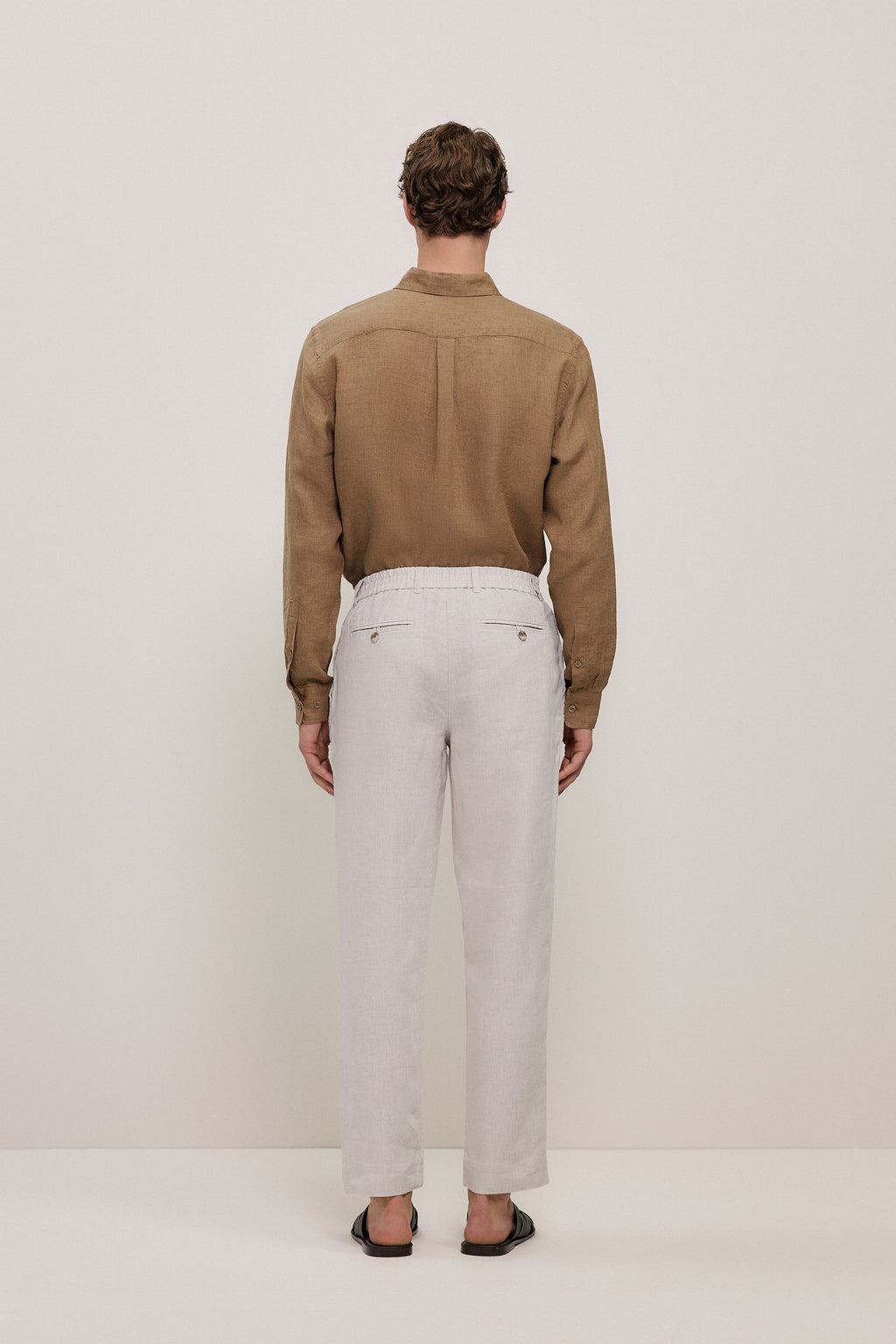 Linen Relaxed Tailored Pant