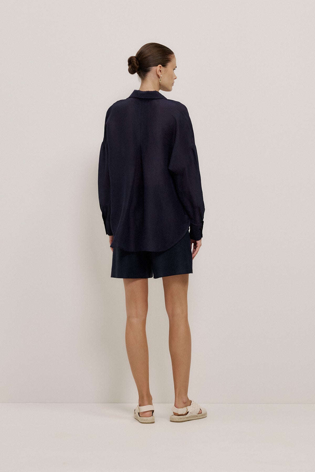 Linen Silk Relaxed Shirt
